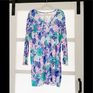 Lily Pulitzer Long Sleeve Pima Cotton Dress